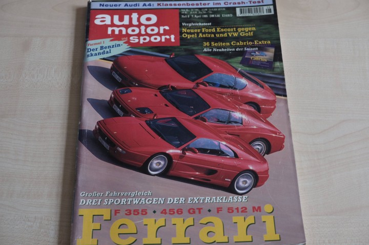 Deckblatt Auto Motor und Sport (08/1995)